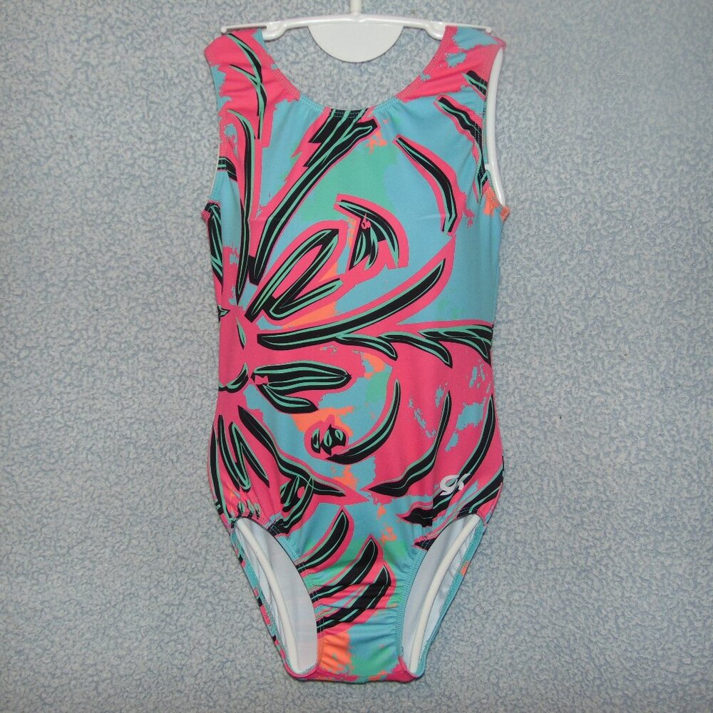 GK Blue Pink P509 Leotard NoTag